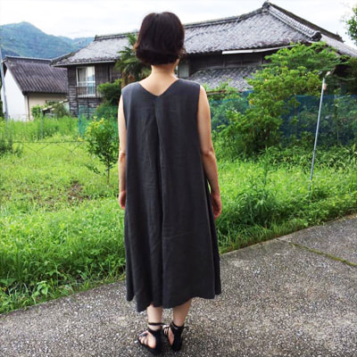 ワンピース後ろ側